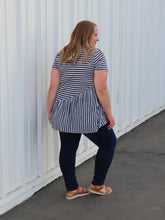 Load image into Gallery viewer, Jimmie Striped Ruffled Top