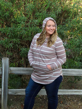 Load image into Gallery viewer, Megan Striped Hoodie
