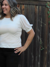 Load image into Gallery viewer, Nancy Swiss Dot Sleeve Top
