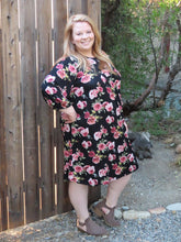 Load image into Gallery viewer, Jenny 3/4 Sleeve Floral Dress
