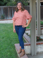 Load image into Gallery viewer, Darci Ruffle Sleeve Floral Top
