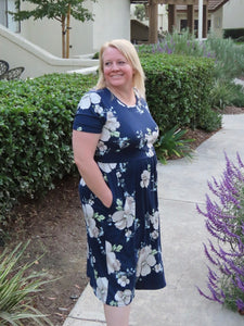 Emmy Navy Floral Dress