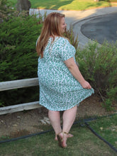 Load image into Gallery viewer, Shelly Teal Leopard Print Dress
