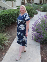 Load image into Gallery viewer, Emmy Navy Floral Dress
