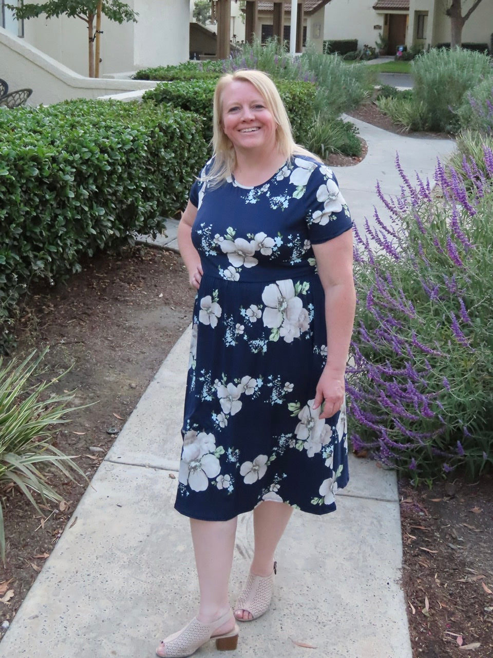 Emmy Navy Floral Dress