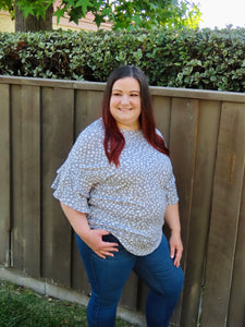 Zoey Ruffle Sleeve Top