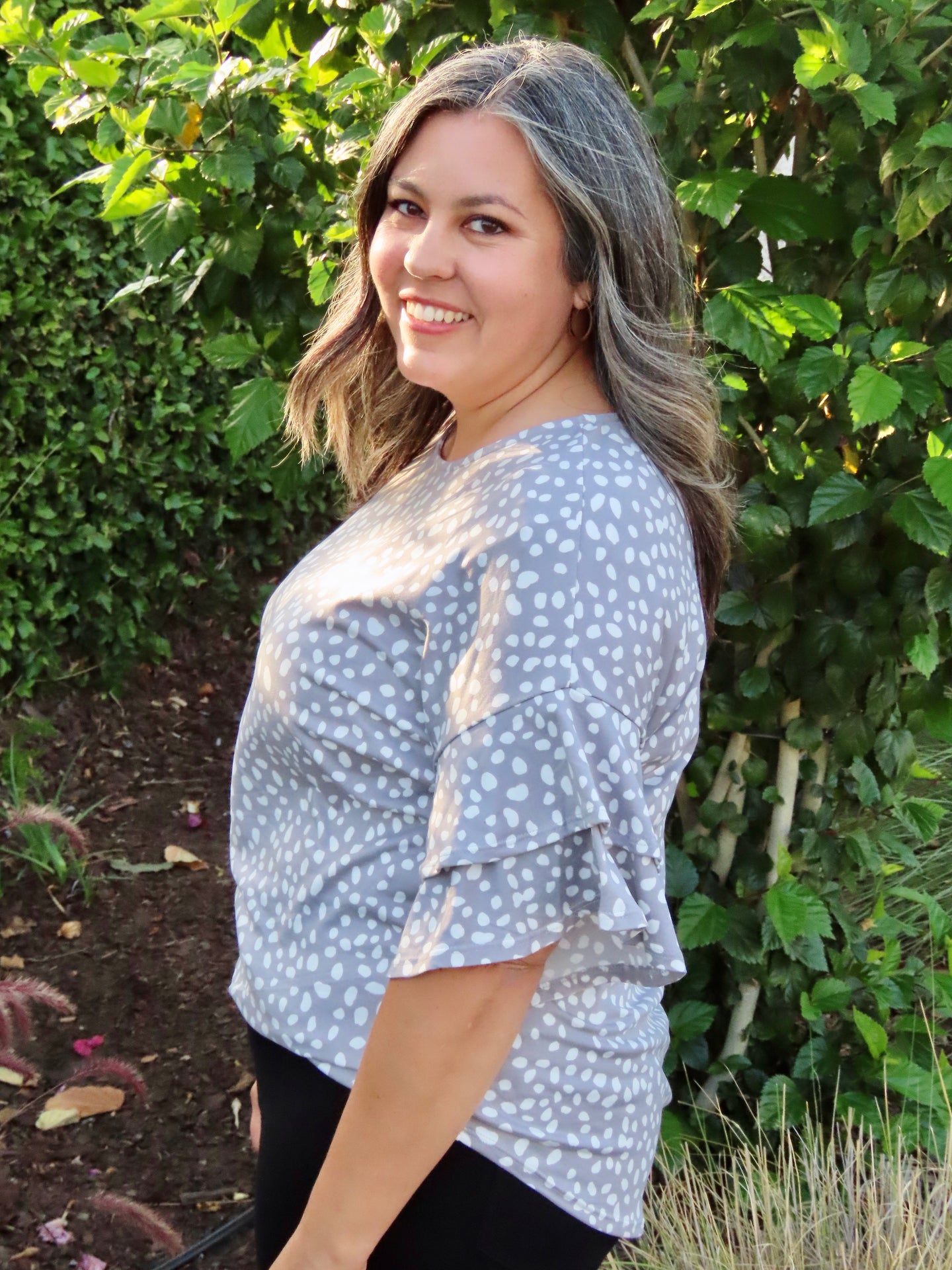 Zoey Ruffle Sleeve Top