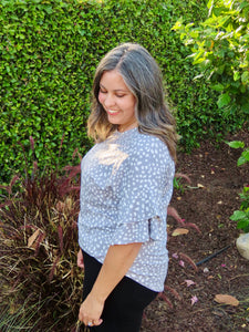 Zoey Ruffle Sleeve Top